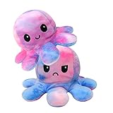 G-LOVELY'S Octopus Plüschtiere, Wende Oktopus, Oktopus Plüsch Wenden, Krake Plüschtier, Weiches Oktopus Plüschtier Octopus Spielzeug Geschenke für Kinder(Farbe)