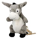 Inware 7148 - Kinder Rucksack Esel, grau/weiß