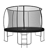 Zero Gravity Trampolin Outdoor (Schwarz, 366cm / 12ft)