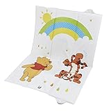keeeper Reise-Wickelunterlage, Abwaschbar, 58 x 40 cm, Disney Winnie Puuh Dekor, Antek, Weiß