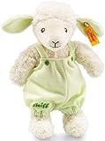 Steiff Lenny Lamm - 22 cm - Kuscheltier für Babys - kuschelig & waschbar - grün (237393)
