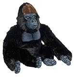 Wild Republic Artist Collection Eco Gorilla, Plüschtier, 38 cm, Plüschspielzeug, umweltfreundlich
