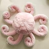 Zaloife Kuscheltier Krake, Octopus Plüschtier Plush, Stofftier Plüsch Spielzeug Puppe Geburtstage Party Festival Geschenk für Mädchen Jungen Kinder Fans