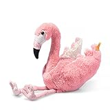 Steiff 063992 Soft Cuddly Friends Jill Flamingo, Bridal Rose, 30cm
