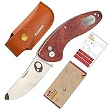 ZLemma Kinder-Klapptaschenmesserset mit Scheide und abgerundeter Sicherheitsspitze