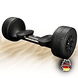 Wheelheels – Alpha Ultra Hoverboard mit 10 Zoll Luftreifen & 6.4Ah Akku – leistungsstarker Balance Scooter bis 25 km/h – mit wasserdichter Aluminium-Karosserie – Limitiertes Sondermodell (Schwarz)