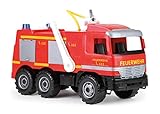 Kinder-Feuerwehrauto mit 8-Meter-Wasserkanone: geeignet für draußen (SIMM Spielwaren)