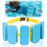 Schwimmgürtel Kinder 3–6 Jahren, Verstellbarer Schwimmgurt Kinder Schwimmhilfe mit 5 EvaSchwimmkissen, Verstellbarer Swim Belt, Schwimmlernhilfe für Kinder von 30 kg, für Kinderschwimmtrain