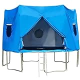 Trampolin Outdoor Zelt | 14 Fuß (ca. 427 cm) Trampolin Abdeckung | Kinder Zelt für Trampolin | Abdeckung Trampolin als Spielzelt | Trampolin Zubehör als Schutz vor Wind und Sonne | Trampolindach