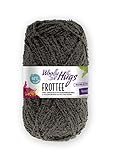 Sibylles Geschenkeartikel 50g Woolly Hugs Frottee - Farbe 10 Dunkelbraun - Für den kosmetischen Bereich genau so geeignet, wie für Kuscheltiere