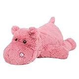 Plüschtier Nilpferd, Kuscheltier Rosa Nilpferd Stofftier, Kuscheltier Nilpferd zum Kuscheln und Spielen, Geschenk für jedes Alter und jeden Anlass (35 cm,rosa)
