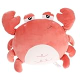 Gogogmee Krabbe Plüschkissen Cartoon-Design Stofftiere Kuscheltier Sofa-plüschtier Dekorative Kissen Für Junge Mädchen Erwachsene Geburtstagsgeschenk