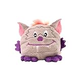 Minifeet Schmoozies Monster lila - witzige Reisebegleiter und Heimwehfresser mit Unterseite aus Mikrofaser - 2in1 Plüschtier & Displayreiniger | Höhe: 8 cm