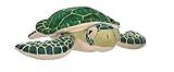 Wild Republic 20720 10894 22460 Plüsch Schildkröte, Cuddlekins Kuscheltier, Plüschtier 20 cm, grün, Grüne Meeresschildkröte