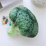 AQCQDQ Gemüse Plüschtier, Simulation Gemüse Brokkoli Plüschtiere, Niedliches kleines Plüschkissen, Gemüse Stofftier, Geschenk für Kinder Mädchen Jungen (Brokkoli)