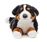 Uni-Toys - Berner Sennenhund, liegend - 42 cm (Länge) - Plüsch-Hund, Haustier - Plüschtier, Kuscheltier