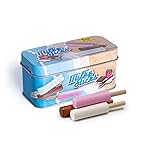 Erzi 14016 Milky Sticks aus Holz in der Dose, Kaufladenartikel für Kinder, Rollenspiele