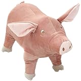 Süßes Schwein Plüsch Plüschtier, Weiche Spielzeugpuppe Kissen, Cartoon Kinder Begleiten Kuscheltier Stofftiere - Waschbar - Sicherheit GETESTET - für Kinder Jeglichen Alters (40cm)