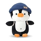 Wishstar Kuscheltier Pinguin Plüschtier für Kinder, Stofftier Schmusetier zum Kuscheln & Spielen, Plüschtier Pinguin Geschenk, Pudgy Penguins Plush Für Mädchen Jungen (Blau 23cm)