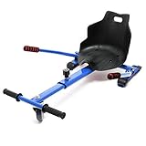 Wiltec Sitzscooter in Blau, Verstellbarer Kartsitz für Elektroscooter bis 120 kg