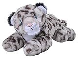 Wild Republic Ecokins Mini Schneeleopard, Kuscheltier aus Stoff, Nachhaltiges Spielzeug, Baby Geschenk zur Geburt von Jungen und Mädchen, Stofftier 20 cm