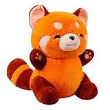 Fiotha Roter Panda Kuscheltier, 35cm Roter Panda, Panda Kuscheltier, Kuscheltier waschbär, Red Panda Plush, Roter Panda Plüschtier für Mädchen, Jungen, Geschenke für Weihnachten