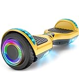 FLYING-ANT Hoverboard, Hoverboard für Kinder mit Bluetooth und bunten Lichtern Selbstausgleichender Scooter