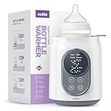 Flaschenwärmer Baby, Nuliie 8-in-1 Elektrischer Flaschenwärmer für Muttermilch oder Milchnahrung mit Intelligenter Temperaturregelung und Automatischer Abschaltung, 220V