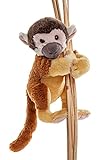 Uni-Toys - Totenkopfaffe mit Klammerarm - 19 cm (Höhe) - Plüsch-AFFE - Plüschtier, Kuscheltier