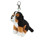 Teddys Rothenburg Schlüsselanhänger Berner Sennen Hund 9 cm schwarz/weiß/braun Plüschtier Plüschhund