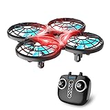 Loolinn | Drohne für Kinder Geschenk - Mini Drohne, RC Quadrocopter mit Antikollisionstechnologie / 360° Flips / Handgesteuerter Modus / Geschenk für Kinder