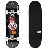 ARROW BOARD - 27,5 Zoll Skateboards für Kinder,Kinder, Anfänger, Jungen, Junge, Mädchen. A-Klasse NE Ahornholz, Double Kick Concave-Deck | Profi Achsen | Cruising und Tricks(Cooles Rakete)