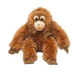 Universal Trends 15191004 WWF16111 WWF Plüsch Orang-Utan Baby, realistisch gestaltetes Plüschtier, ca. 23 cm groß und wunderbar weich, braun