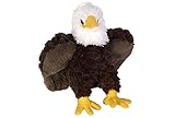Wild Republic 11015 11497 Plüsch Adler, Cuddlekins Mini Kuscheltier, Stofftier 20 cm, Multi, Weißkopfseeadler