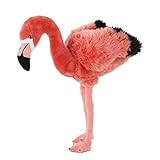 Teddys Rothenburg Kuscheltier Flamingo Flaumi 46 cm stehend pink Plüschflamingo Plüschvogel
