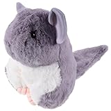 GARIOUANS Plüsch Hamster Kuscheltier Graues Stofftier Chinchilla Design Weiches Plüschtier Deko für Schlafzimmer und Wohnzimmer