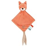 Nattou Mini-Schnuffeltuch Fuchs Oscar mit Befestigung für Schnuller, 21 x 39, Fanny und Oscar, Orange