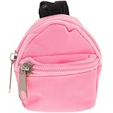 VICASKY Miniatur Puppenrucksack Aus Polyester Dekorativer Mini Tasche Niedlicher Reißverschluss Rucksack Tragbar Und Liebevoll Gestaltet Puppen Zubehör Für Fotografie Und Puppenhaus