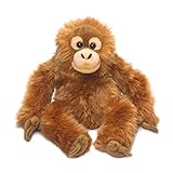 WWF WWF16115 World Wildlife Fund Plüsch Orang-Utan, realistisch gestaltetes Plüschtier, ca. 39 cm groß und wunderbar weich, braun
