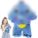Axingqiwu S-titch Kuscheltier mit Herzschlag S-titch Atmender Plüsh Spielzeug Einschlafhilfe Schlummer Otter