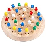 EACHHAHA Montessori Spielzeug ab 4 Jahre, Gedächtnis Schach lernspielzeug,lernspielzeug ab 4 Jahre,Memory Spiel,Verbessert das Gedächtnis und die Farbwahrnehmung,Geburtstagsgeschenke für Kinder