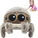 HIULLEN Niedliches Spinnen-Plüschtier, Halloween Cartoon Spinne Plüschtier, Spinne Kuscheltier, Kuscheltiere Simulation Spinne,Simulation Spinne Wurfkissen Geschenk Halloween für Kinder und Erwachsene