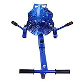 Jamiah Hoverkart Go-Kart fr Hoverboard Zubehr, Hover Cart Balance Scooter Sitz Verstellbare Lnge fr 6,5 8 10 Zoll Segway, Graffiti Galaxy Flame Camo (Sternenblau)