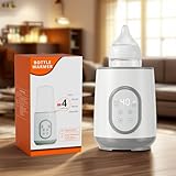 Kidken 8-in-1 Babyflaschenwärmer, schnelle, gleichmäßige Erwärmung für Muttermilch & Formel mit 24 Stunden Warmhalten, intelligenter Sensortechnologie & automatischer Abschaltung | sicher & energieeff