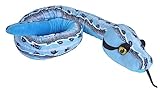 Wild Republic Plüsch Schlange, Snakesss, Kuscheltier, Plüschtier, Slipstream Blue, 137 cm