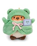 NICI MYMOCHI Kuscheltier Set - Fuchs Kuscheltier Geeks 8 cm mit Videospiel und Froschkostüm in Geschenkbox, Flauschiges Stofftier zum Kuscheln, Spielen und Liebhaben - 61145