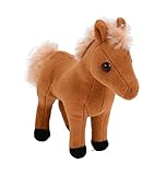 Wild Republic Pocketkins Eco Pferd, Plüschtier, 12 cm, Plüschspielzeug, Hergestellt aus recycelten Materialien, Umweltfreundlich