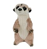 Teddys Rothenburg Kuscheltier Erdmännchen 15 cm braun/schwarz stehend Plüscherdmännchen Plüschtier