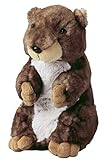Inware 7583 - Kuscheltier Murmeltier Marmie, braun/meliert, 20 cm, stehend, Schmusetier