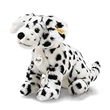 Steiff Kuscheltier Lupi Dalmatiner, Süßes Stofftier mit Kunststoffaugen, Kinder, Jungen & Mädchen, Plüschtier 26 cm, Weiß, 076916